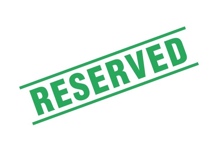 reserved letter rubber stamp vector template 822766 13402